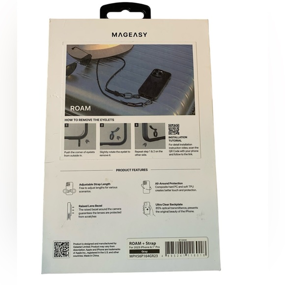 Casekoo Magic Stand iPhone 15 pro max Gray - Picture 3 of 5